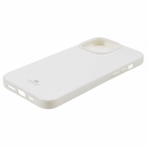 Mercury iPhone 15 Pro Max Skal Jelly Glitter Vit
