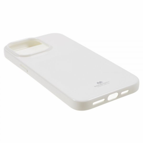 Mercury iPhone 15 Pro Max Skal Jelly Glitter Vit