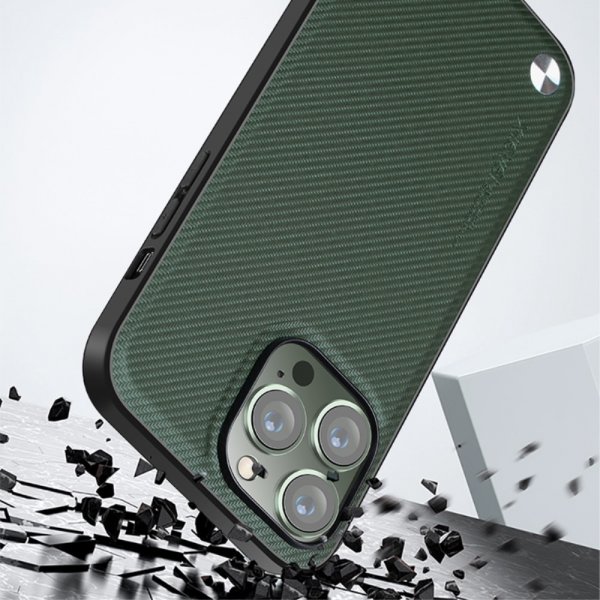 X-Level iPhone 15 Pro Max Skal Kevlar II Series Svart