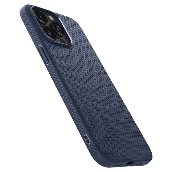 Spigen iPhone 15 Pro Max Skal Liquid Air Navy Blue