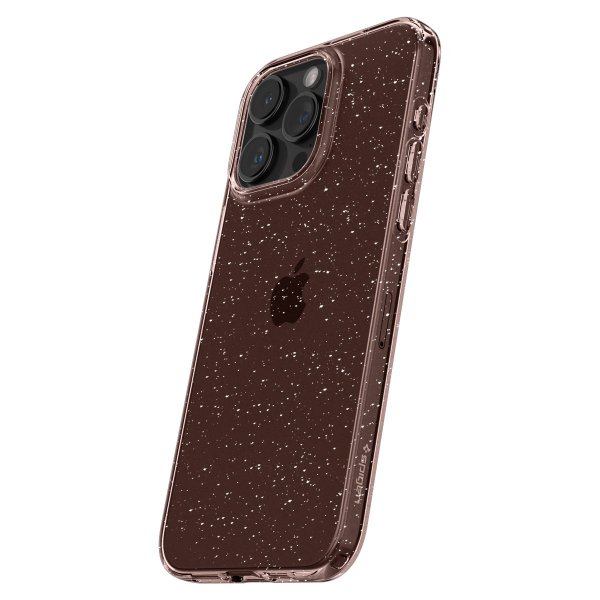 Spigen iPhone 15 Pro Max Skal Liquid Crystal Glitter Rose Quartz