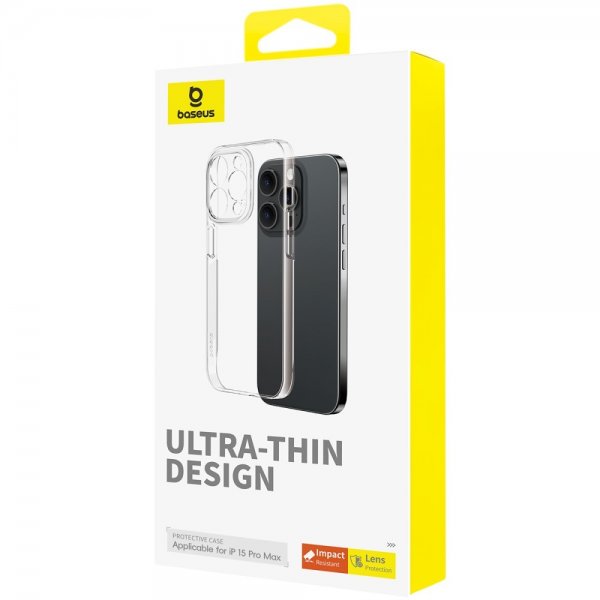 Baseus iPhone 15 Pro Max Skal Lucent Series Transparent