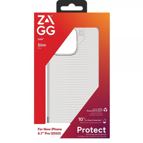 ZAGG iPhone 15 Pro Max Skal Luxe Transparent