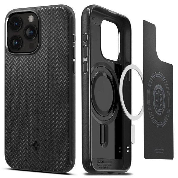 Spigen iPhone 15 Pro Max Skal Mag Armor MagFit Matte Black