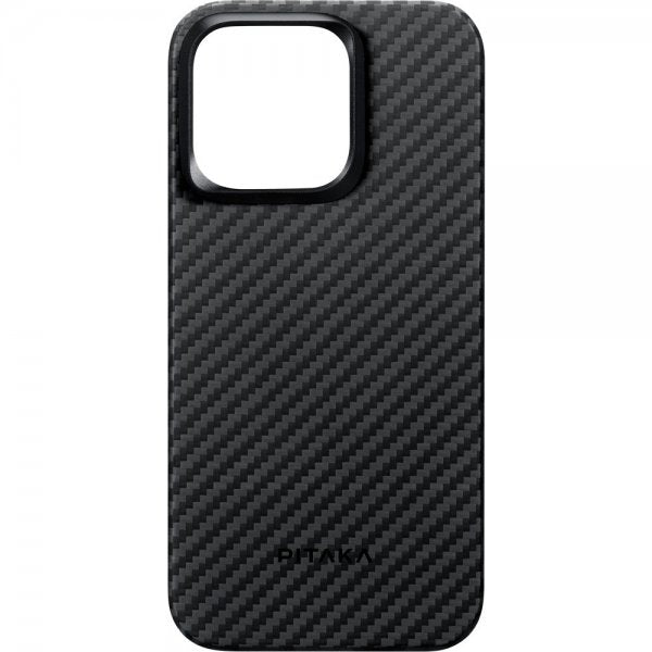 Pitaka iPhone 15 Pro Max Skal MagEZ Case 4 Black/Grey Twill