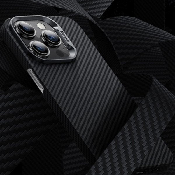 Benks iPhone 15 Pro Max Skal MagSafe Kevlar Svart