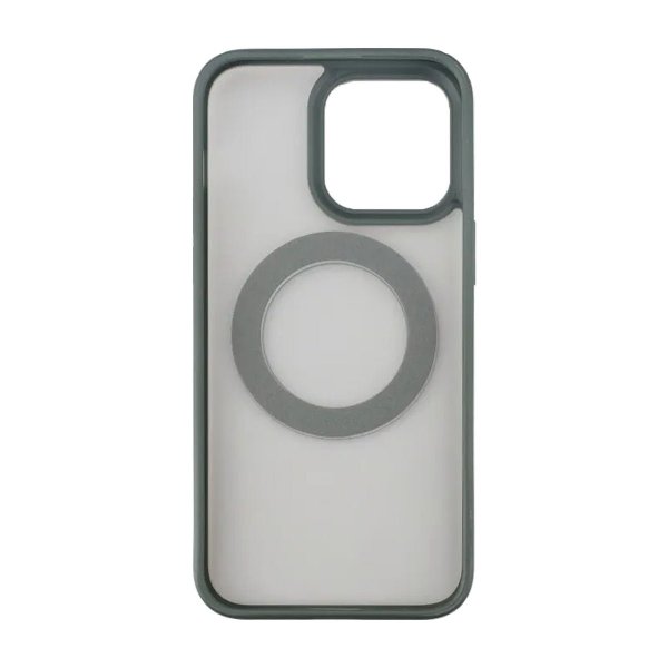 Rvelon iPhone 15 Pro Max Skal Roterbart MagSafe Stativ Grön