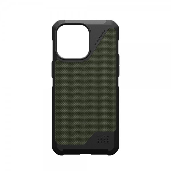 Urban Armor Gear (UAG) iPhone 15 Pro Max Skal Metropolis LT MagSafe Kevlar Olive