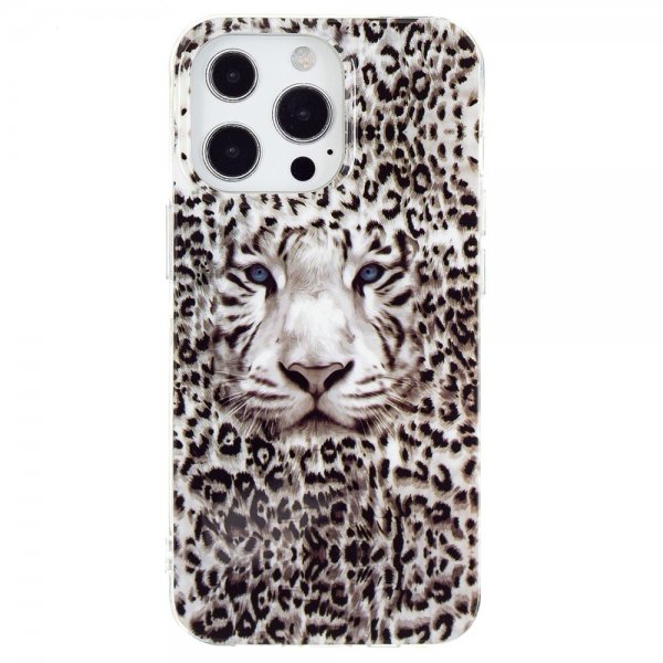 iPhone 15 Pro Max Skal Motiv Vit Tiger