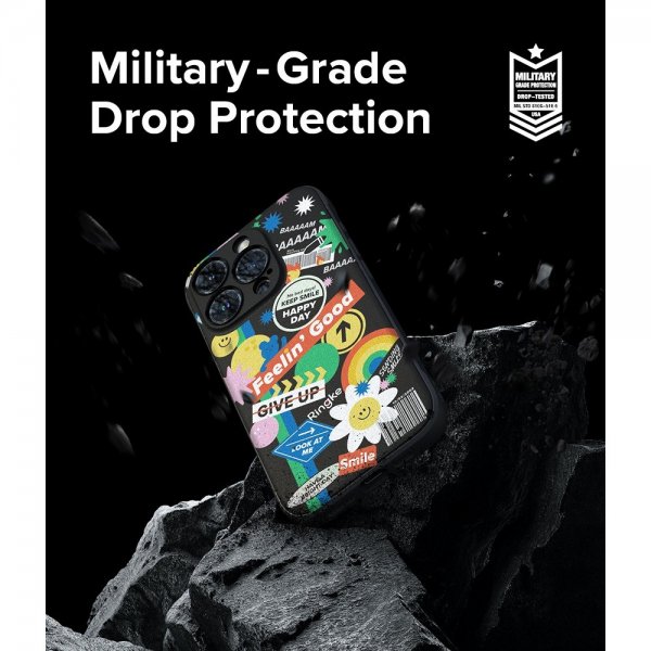 Ringke iPhone 15 Pro Max Skal Onyx Design Sticker