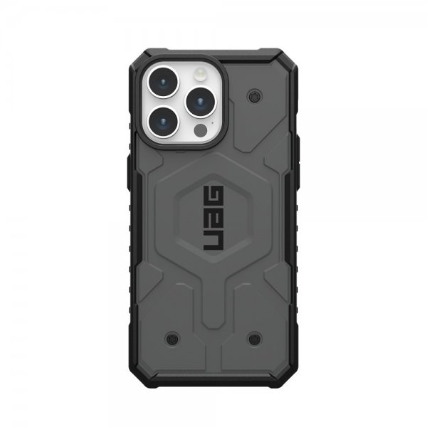 Urban Armor Gear (UAG) iPhone 15 Pro Max Skal Pathfinder MagSafe Silver