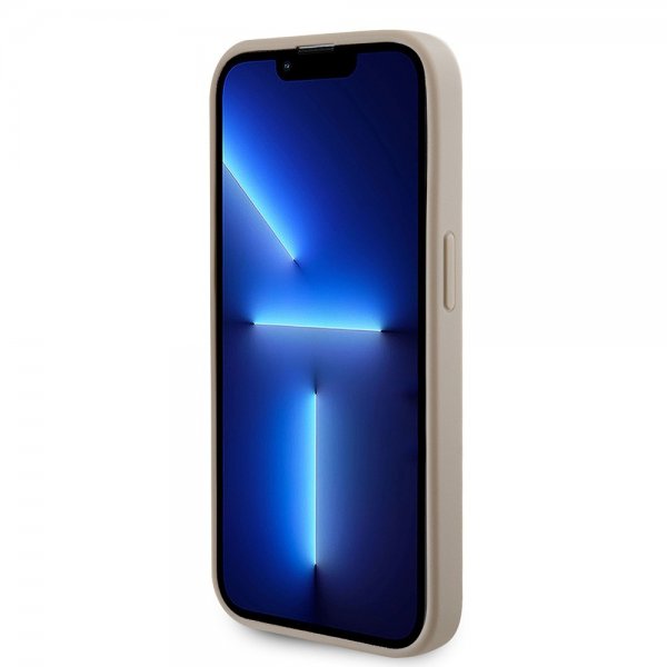 Guess iPhone 15 Pro Max Skal Perforated Glitter Guld