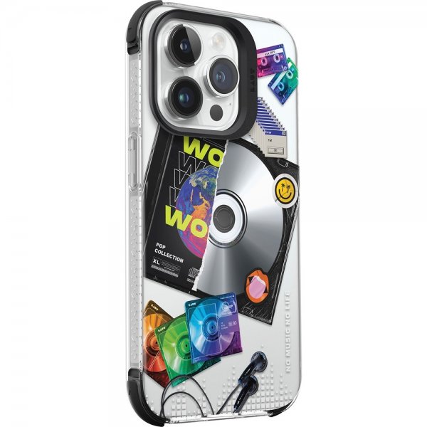 LAUT iPhone 15 Pro Max Skal POP RETRO MUSIC MagSafe