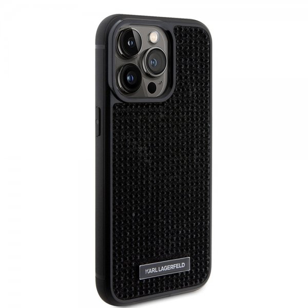 Karl Lagerfeld iPhone 15 Pro Max Skal Rhinestone Svart