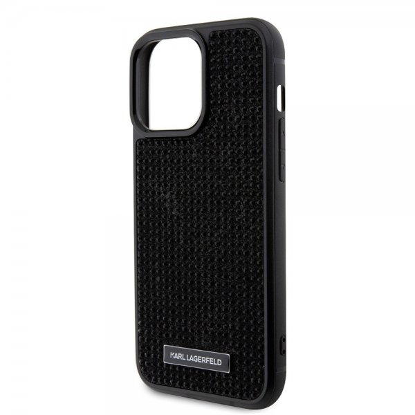Karl Lagerfeld iPhone 15 Pro Max Skal Rhinestone Svart