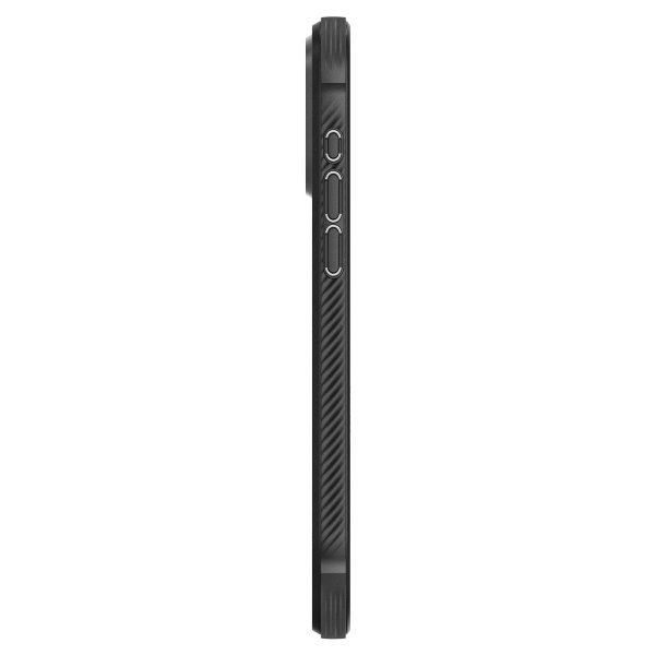 Spigen iPhone 15 Pro Max Skal Rugged Armor MagFit Matte Black