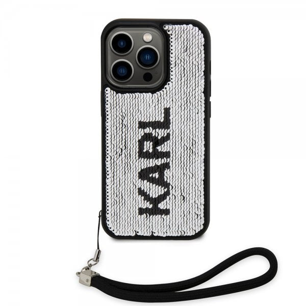Karl Lagerfeld iPhone 15 Pro Max Skal Sequin Svart