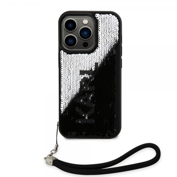 Karl Lagerfeld iPhone 15 Pro Max Skal Sequin Svart