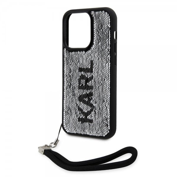 Karl Lagerfeld iPhone 15 Pro Max Skal Sequin Svart