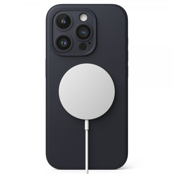 Ringke iPhone 15 Pro Max Skal Silicone Magnetic Deep Blue