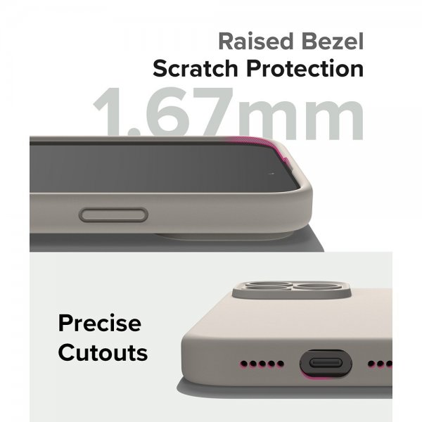 Ringke iPhone 15 Pro Max Skal Silicone Magnetic Stone