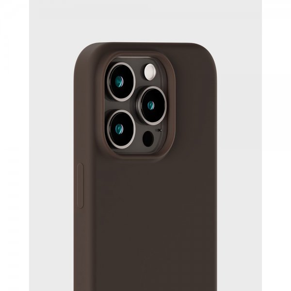 holdit iPhone 15 Pro Max Skal Silikon Chocolate