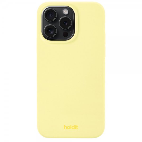 holdit iPhone 15 Pro Max Skal Silikon Lemonade
