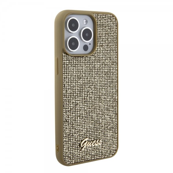 Guess iPhone 15 Pro Max Skal Square Mirror Guld