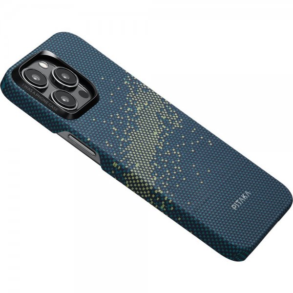 Pitaka iPhone 15 Pro Max Skal StarPeak MagEZ Case 4 Milky Way Galaxy