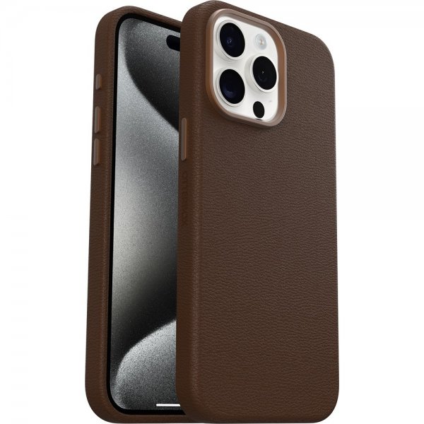 Otterbox iPhone 15 Pro Max Skal Symmetry Cactus Leather MagSafe Rich Adobe