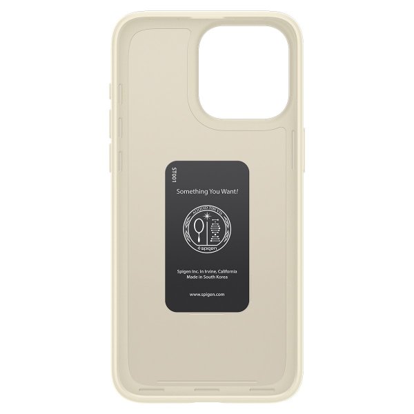 Spigen iPhone 15 Pro Max Skal Thin Fit Mute Beige