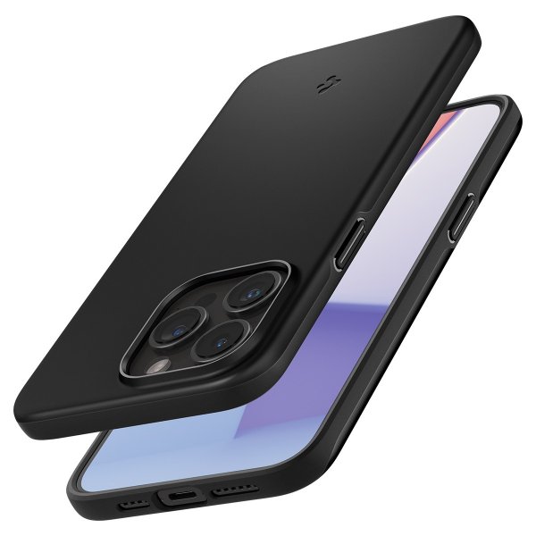 Spigen iPhone 15 Pro Max Skal Thin Fit Svart