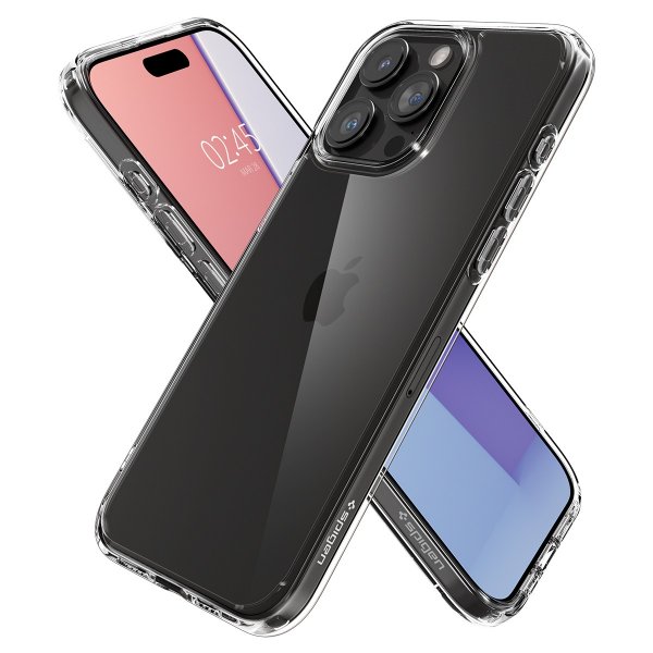 Spigen iPhone 15 Pro Max Skal Ultra Hybrid Crystal Clear