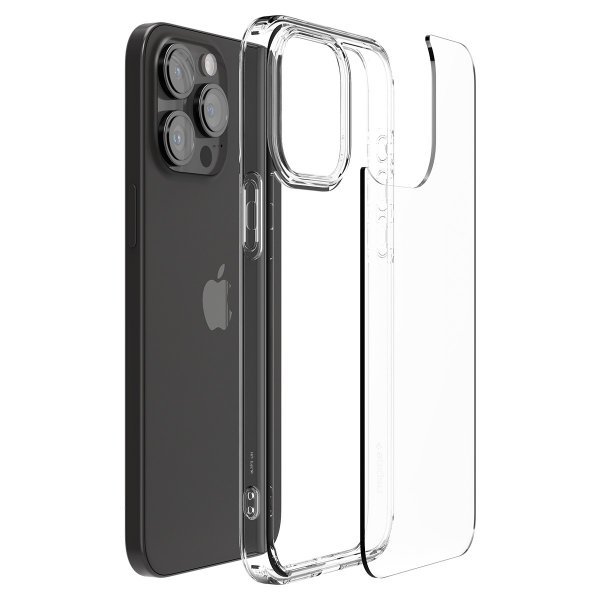 Spigen iPhone 15 Pro Max Skal Ultra Hybrid Crystal Clear