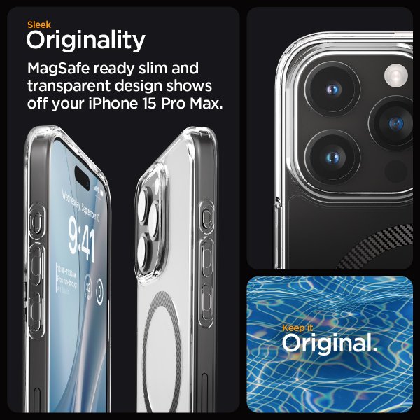 Spigen iPhone 15 Pro Max Skal Ultra Hybrid MagFit Carbon Fiber