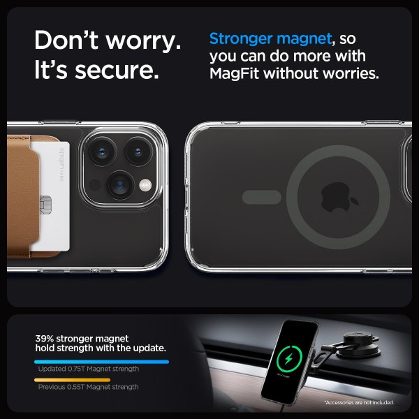 Spigen iPhone 15 Pro Max Skal Ultra Hybrid MagFit Graphite
