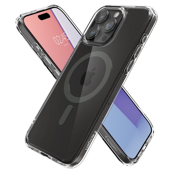 Spigen iPhone 15 Pro Max Skal Ultra Hybrid MagFit Graphite