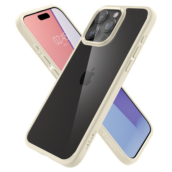 Spigen iPhone 15 Pro Max Skal Ultra Hybrid Mute Beige
