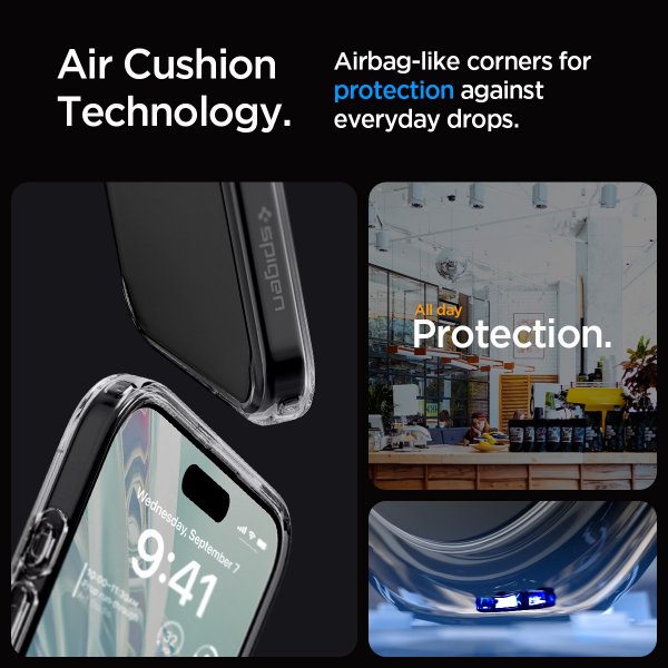 Spigen iPhone 15 Pro Max Skal Ultra Hybrid Space Crystal