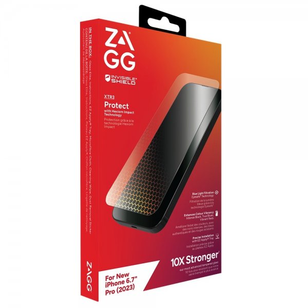 ZAGG InvisibleShield iPhone 15 Pro Max Skärmskydd Glass XTR3