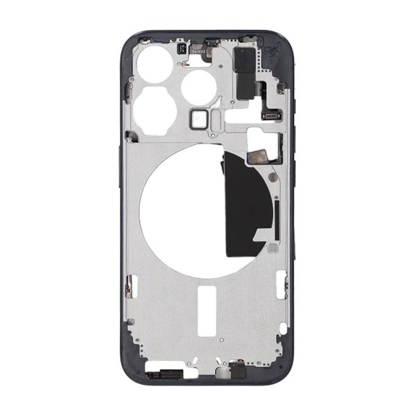 iPhone 15 Pro Mittenram med smådelar OEM - Titanblå