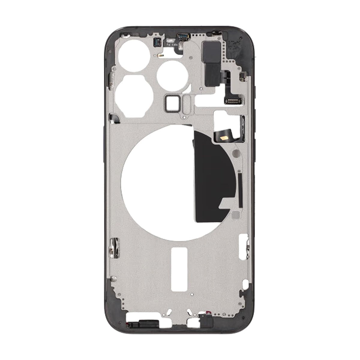 iPhone 15 Pro Mittenram med smådelar OEM - Titansvart