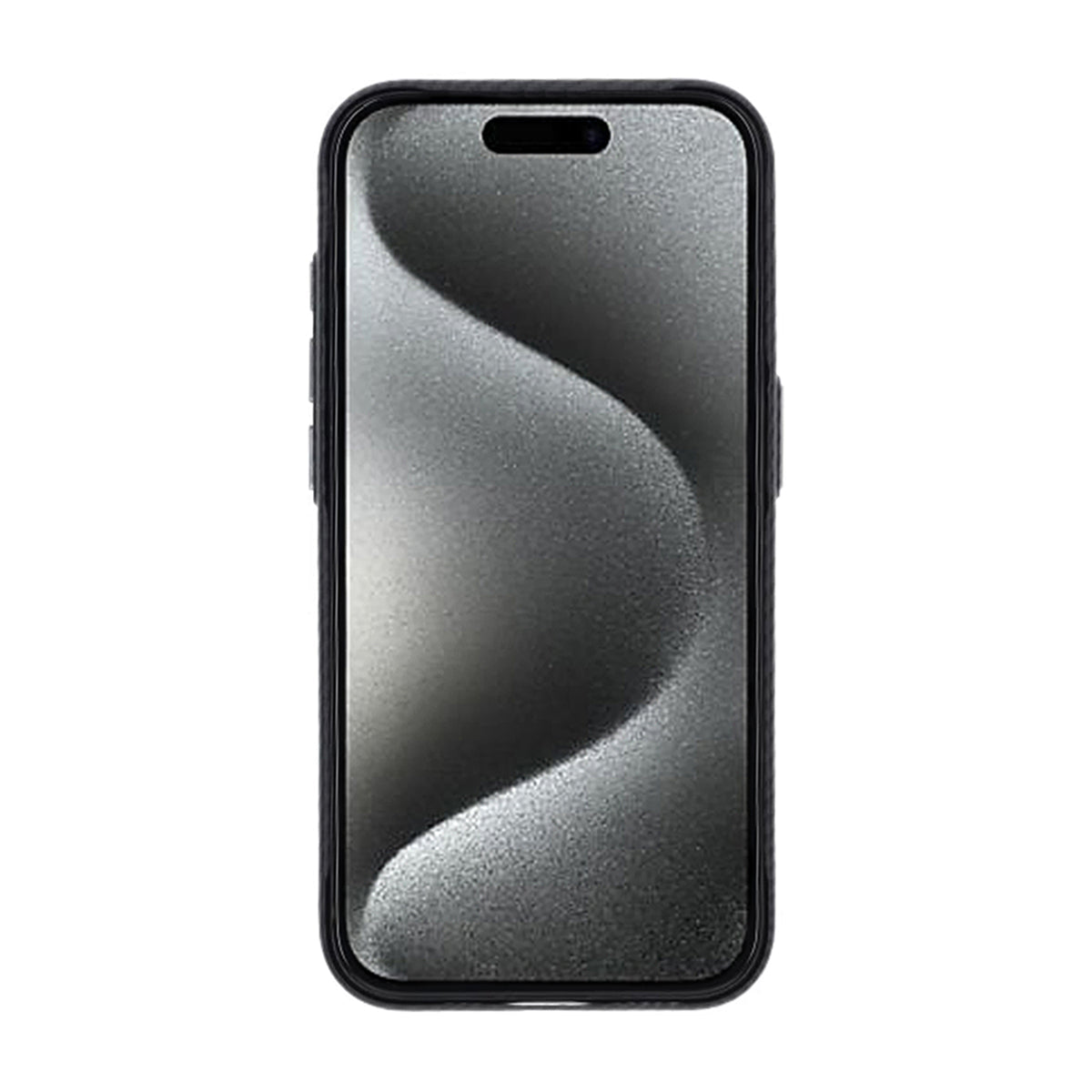 iPhone 15 Pro Skal Kolfibermönster MagSafe Svart