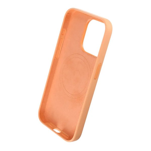 Rvelon iPhone 15 Pro Skal Silikon MagSafe Gul