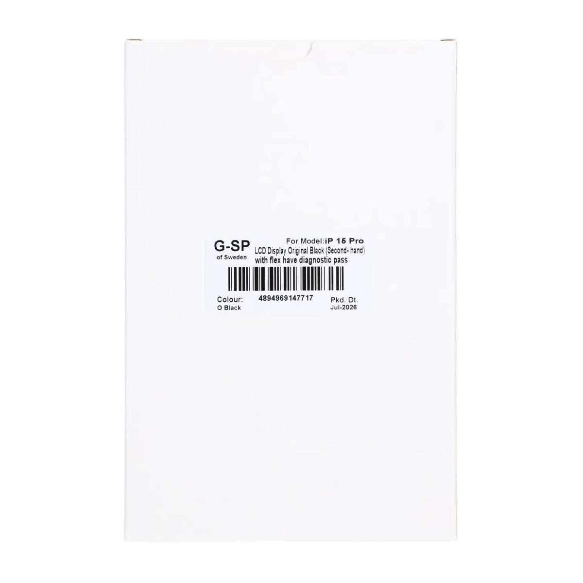 iPhone 15 Pro OLED Skärm Original Begagnad - Diagnostik Pass