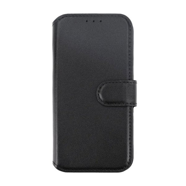 Rvelon iPhone 15 Pro Fodral Äkta Läder Svart