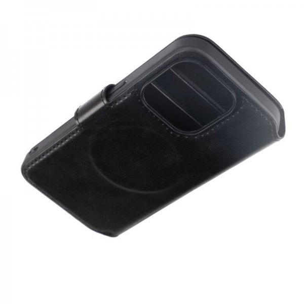 Rvelon iPhone 15 Pro Fodral 4 Kortfack MagSafe Svart