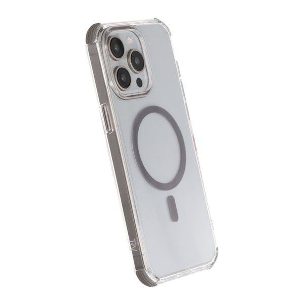 Rvelon iPhone 15 Pro Skal Förstärkta Hörn Grå