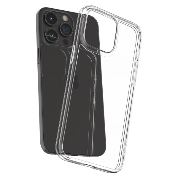 Spigen iPhone 15 Pro Skal Air Skin Hybrid Crystal Clear