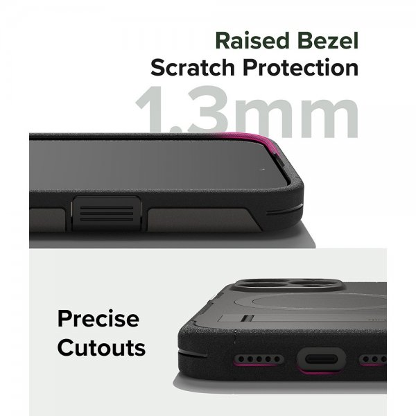 Ringke iPhone 15 Pro Skal Alles MagSafe Gun Metal